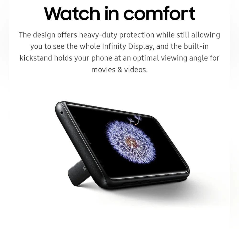Samsung Galaxy S9+ Rugged Protective Cover with Kickstand